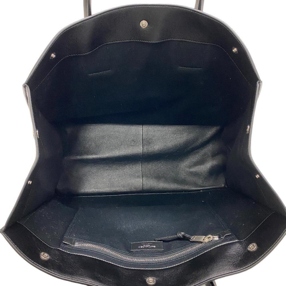 SAINT LAURENT 686266 Rive Gauche Tote Bag Handbag Black Men's Z0004878 - Picture 7 of 15